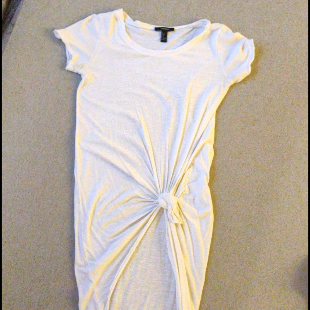 Long White TShirt Dress